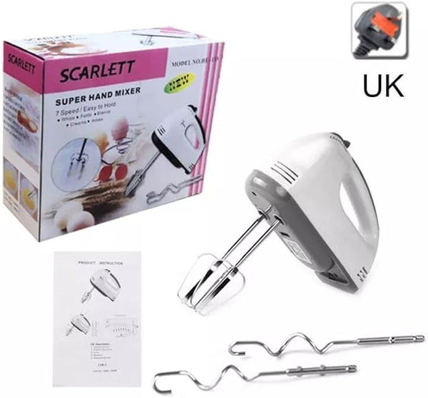 خلاط يدوي كهربائي بـ 7 سرعات مع زر تربو