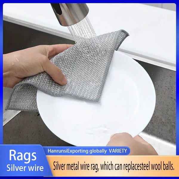 Silver Wire Rags – سلك مواعين